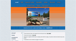 Desktop Screenshot of campingausoleillevant.com